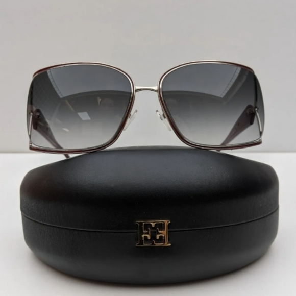 ESCADA | SES752 BURGUNDY OVERSIZE SUNGLASSES - Picture 2 of 10
